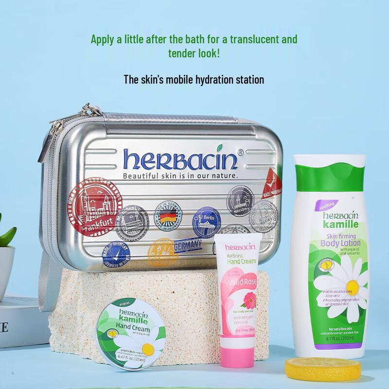 Herbacin Chamomile Deluxe Moisturizing Gift Set