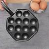 12 Holes Non Stick Baking Pan for Home Cooking Ideal for Takoyaki Octopus Balls Pancake Balls Kitchen Tools