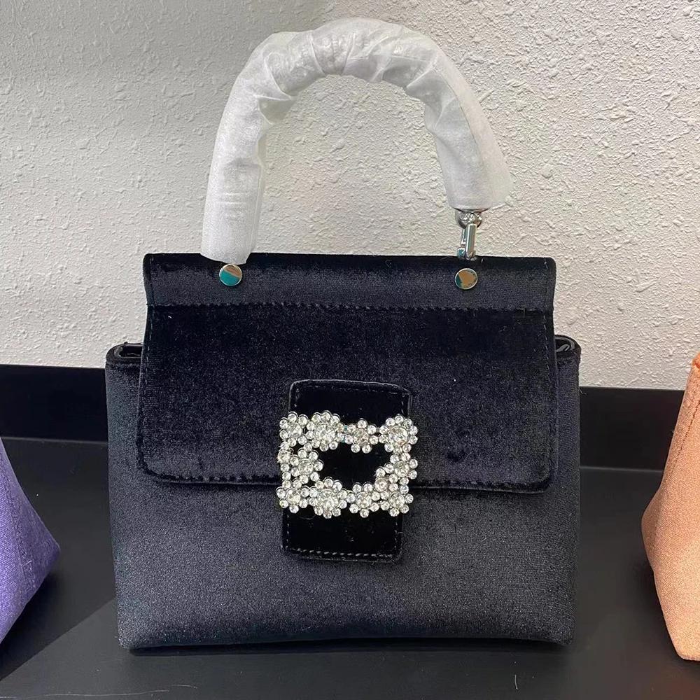 Luxury Bag for Women Designer Velvet Bags Metallic Shoulder Bag Crossbody Bags Elegant Evening Clutch