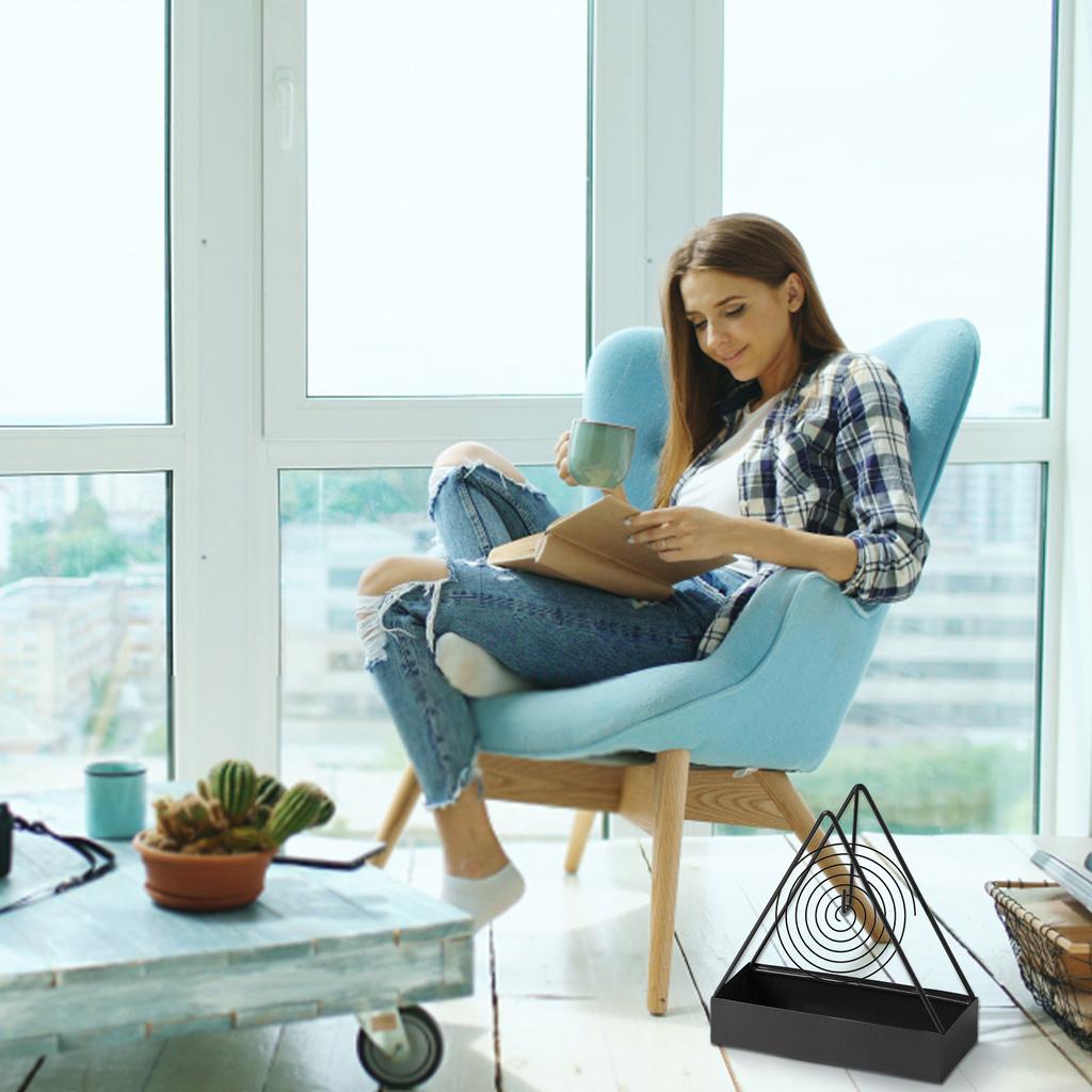 Hanging Coil Rack, Spiral Rack, Coil Burner, Garden Outdoor And Killing Metal Incense Rack