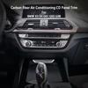 Наклейки на отделку панели кондиционера из углеродного волокна для BMW X3 X4 G01 G02 G08 2018-2022, модификация интерьера автомобиля