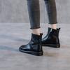 Челси короткие ботинки женские осень и зима новые ботинки Мартин повседневные на плоской подошве из мягкой кожи универсальные модные ботинки