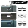 TESIN Car Door Handle Bowl Decoration Cover Stickers for Suzuki Jimny 2007-2012 2013 2014 2015 2016 2017 Exterior Accessories