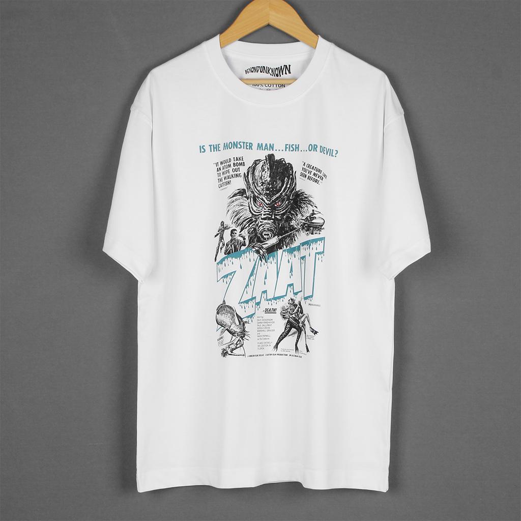 Zaat T-Shirt Blood Waters of Dr. Z 70S Si-Fi Cult B Movie Squirm Bride of the Monster Men's Loose Short Sleeves Shirt