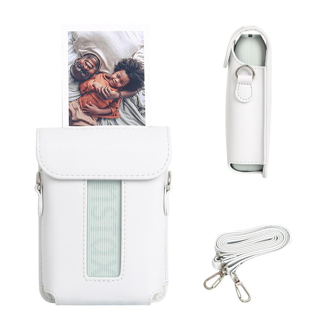 VOVMOEYA For Fujifilm Instax Mini Link 3 Smartphone Instax Link3 Storage Bag FUJI Link 3 Protective Cover PU Leather Full Protection Microfiber Inner