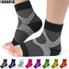 1 Pair Plantar Fasciitis Socks Arch Support Ankle Compression Sleeve Toeless Foot Pain Tendonitis Swelling Relief Night Splints