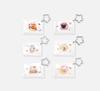 NCT WISH POP-UP WISH BAKERY Официальный MD Чехол для карт из ПВХ | K-POP Коллекционные товары