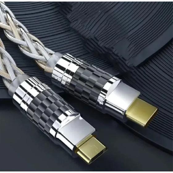 OTG Type C Micro USB Headphone Audio Cables Hifi Adapter 4N Pure Silver Wire Amplifier Sound Card USB C Data Cable Converters
