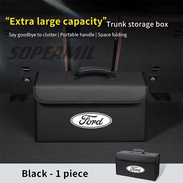 Car Trunk Storage Box Foldable Stowing Tidying Bag For Ford Fusion Kuga Mustang Ecosport Puma Mondeo Fiesta Focus EDGE Explorer cv20