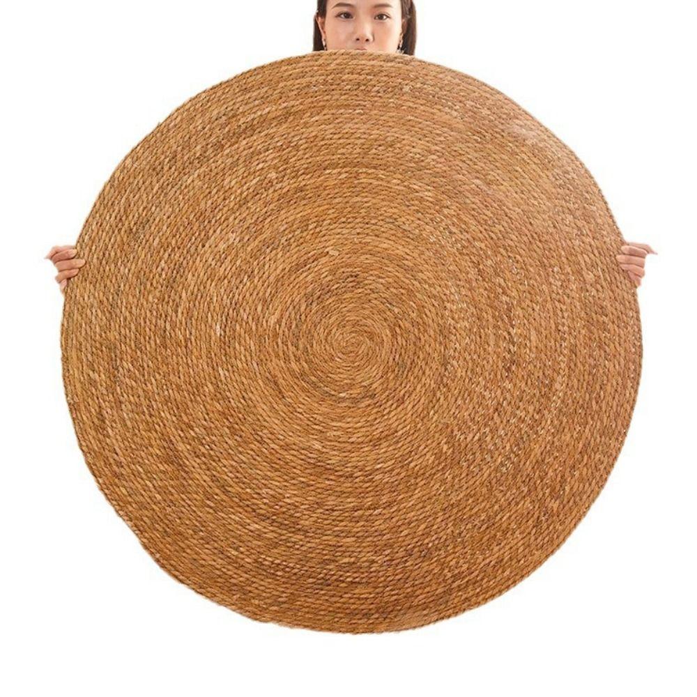 1PC Round Cat Scratch Board Hand Woven Rattan Cat Puppy Nest Kitten Scratching Mat For Cats Dogs