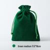 Christmas Flannel Gift Bag: Red Drawstring Bag for Candy, Peace Fruit, and Wedding Favors