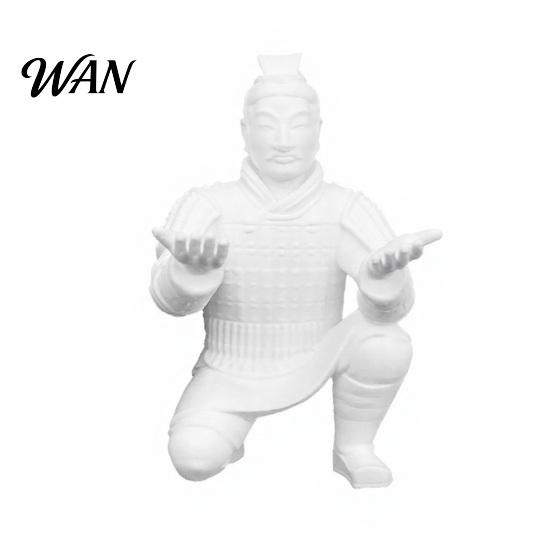 Durable Plastic Pen Stand Terracotta Warrior Desk Decor, 3D Printed Soldier for Home Study Holder Office, Creative Ancient Pencil Holder, Office