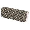 Inden Glasses Case Deerskin Takane Fuji Pattern Black X White Lacquer [Indenya] Mt. 2812-11