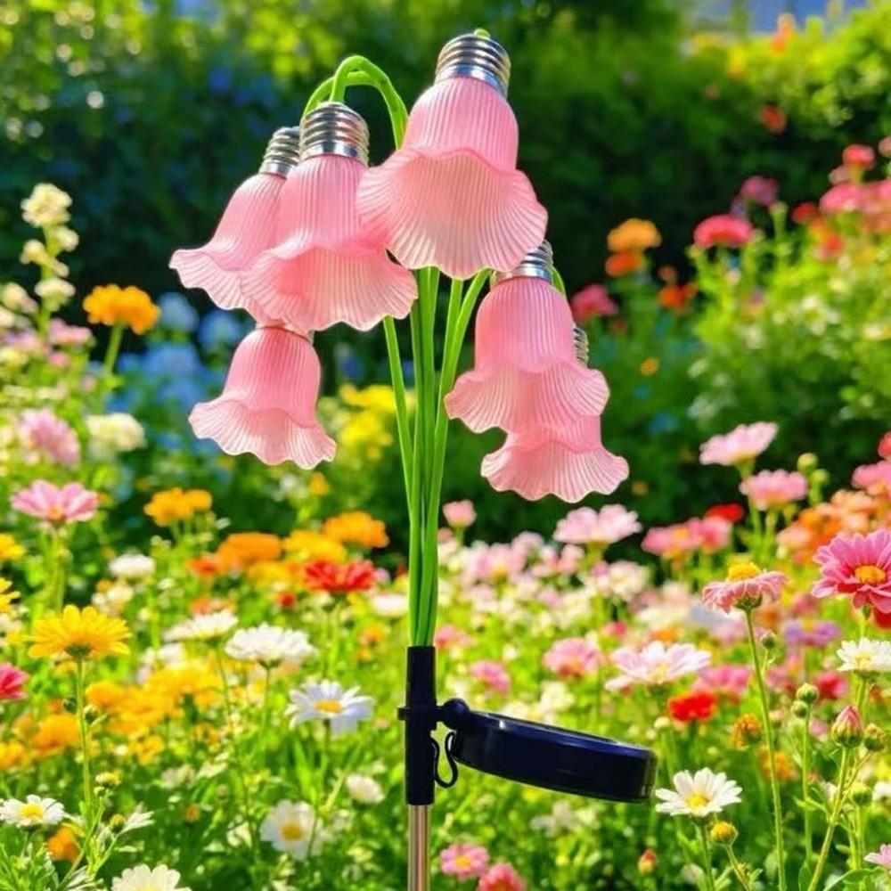Waterproof Lawn Decoration Light Solar Powered LED Solar Lamp Flower Landscape Light Yard Patio