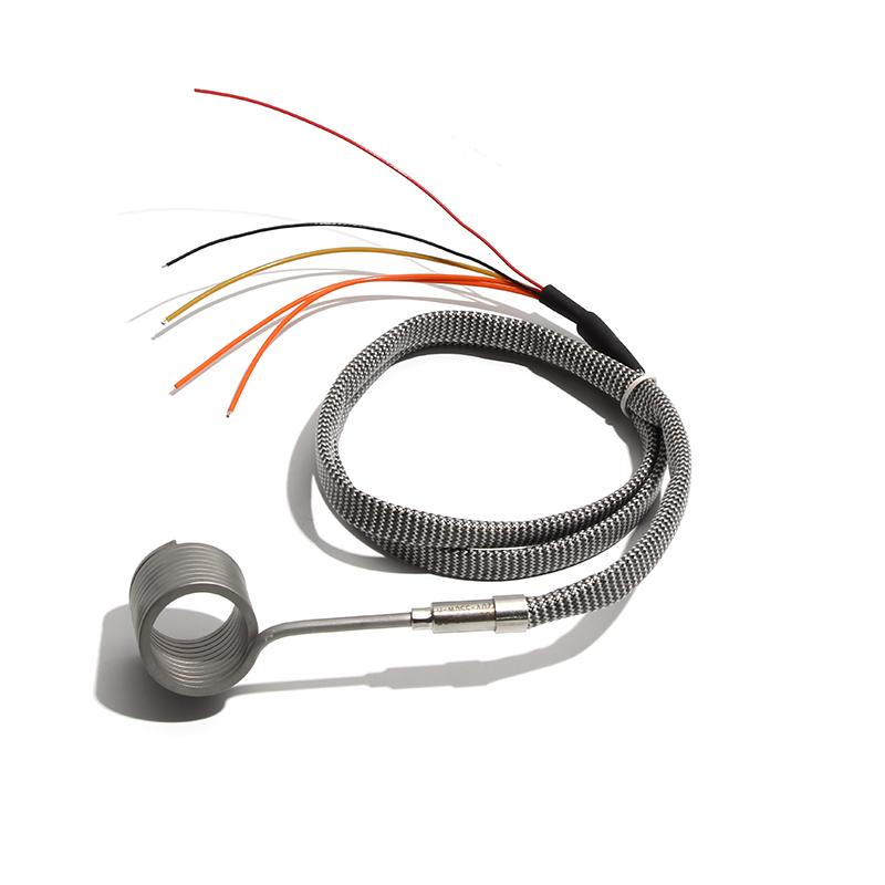 LJXH 220V Нагревательная спираль горячего канала для литьевой машины 3x3мм Специальная для сопла с термопарой K 1шт