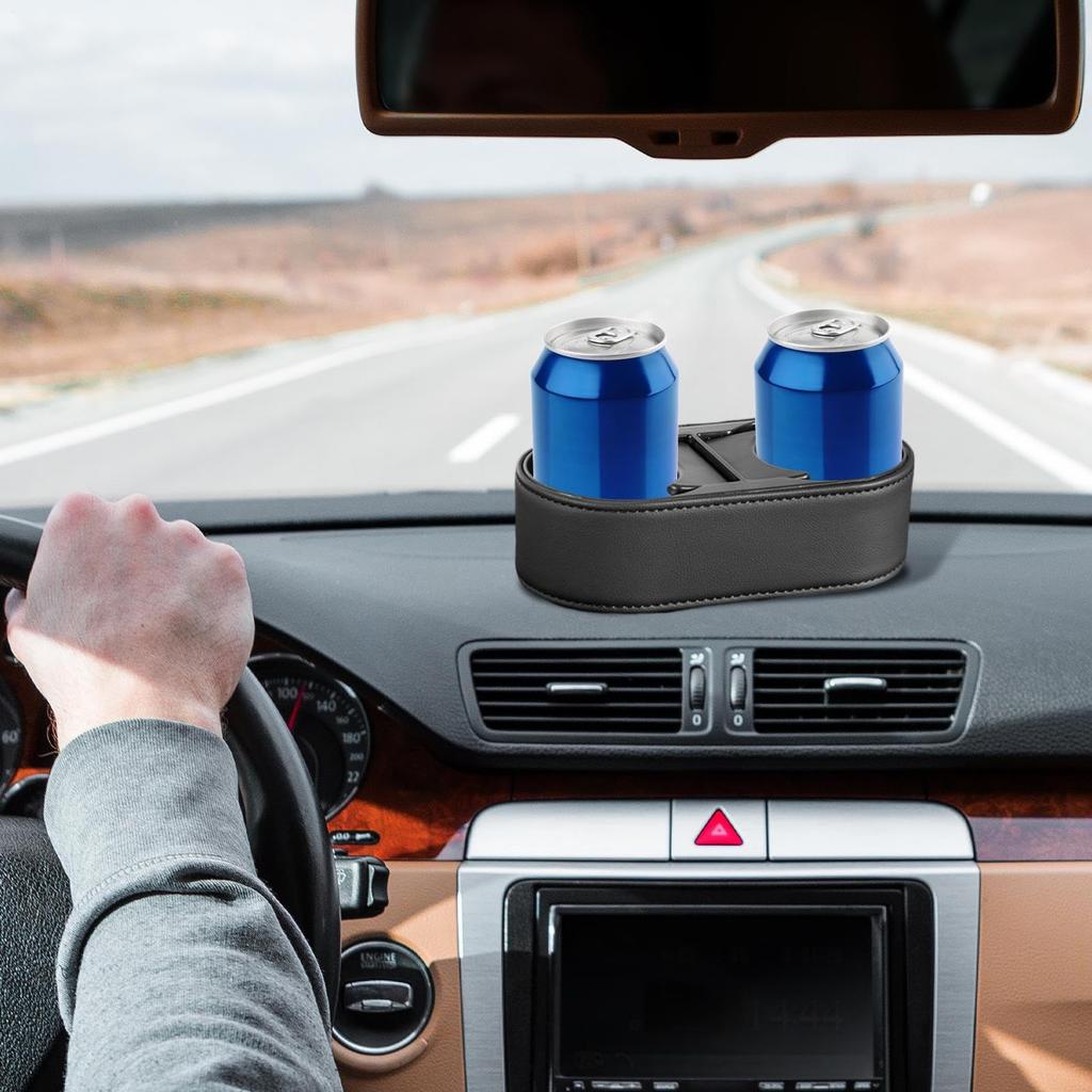 Подстаканник для автомобиля, Двойной держатель для напитков в машину | Идеальная консоль для хранения напитков