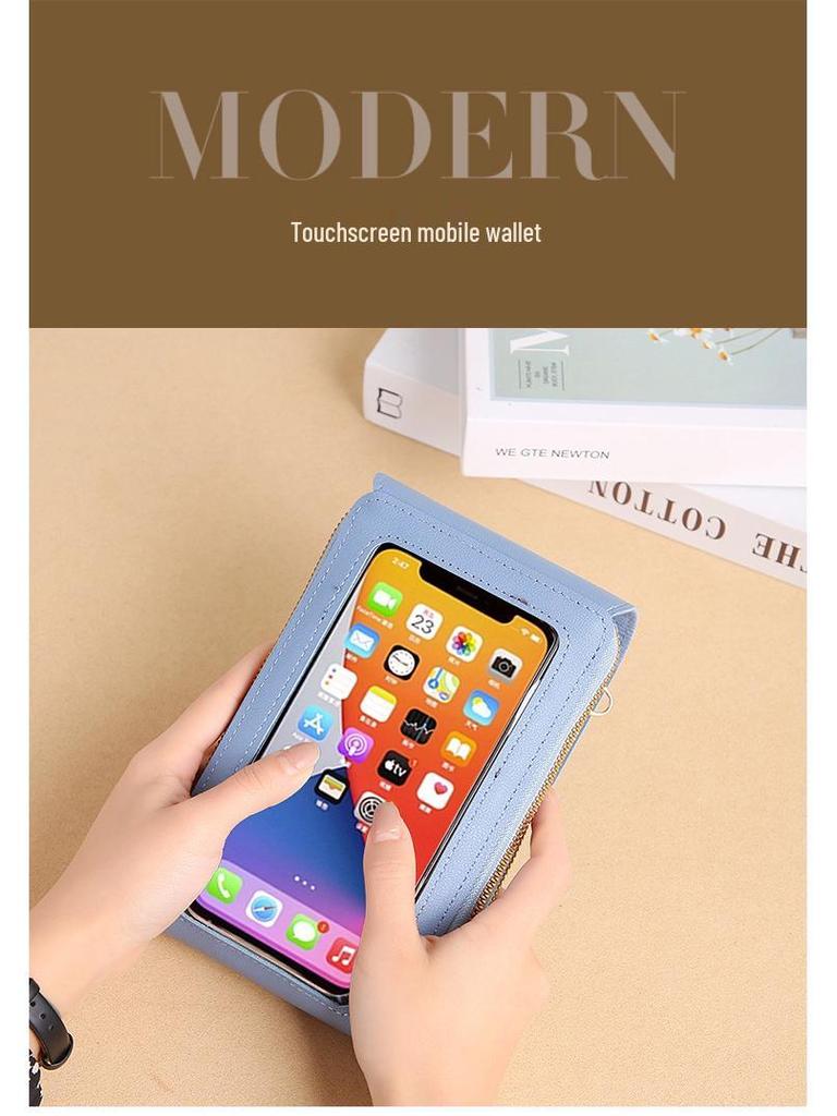 Women's Crossbody Phone Bag: Versatile, Multi-Functional, Vertical Touchscreen Shoulder Bag