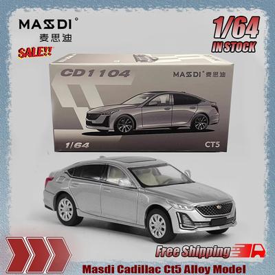 В наличии Masdi 1/64 Cadillac Ct5 Симуляция Сплав Миниатюрный Литье под давлением Цельная Модель Автомобиля Кастомизация Игрушка Украшение Подарок