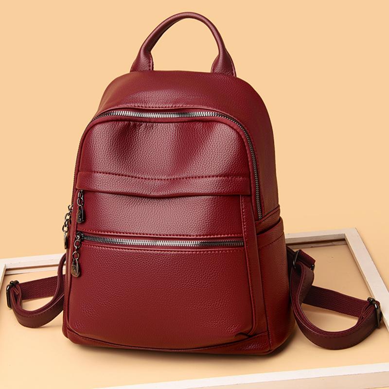 Женская сумка через плечо на два плеча в европейском стиле, Одноплечевая сумка-кроссбоди, Модный дорожный рюкзак большой вместимости, Студенческий рюкзак