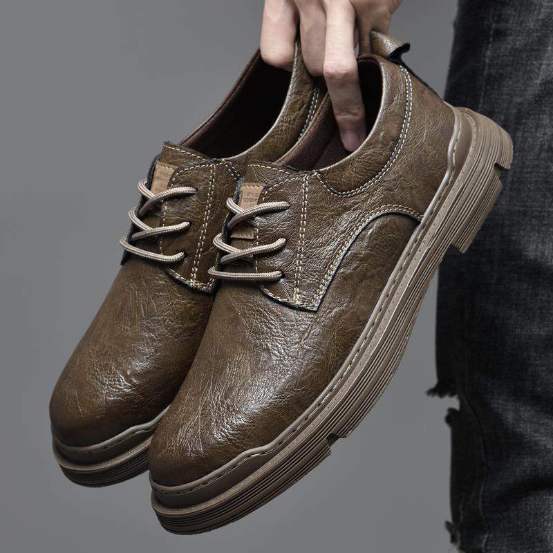 Кроссовки на шнуровке, удобная мужская повседневная обувь для отдыха на открытом воздухе, мужская официальная обувь из натуральной кожи, универсальная мужская обувь, роскошные оксфорды