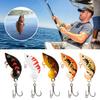 5 шт. Рыболовные приманки Искусственные приманки Тройной крючок Дизайн Реалистичный Компактный дизайн Портативные Бионические приманки для креветок Рыболовные инструменты