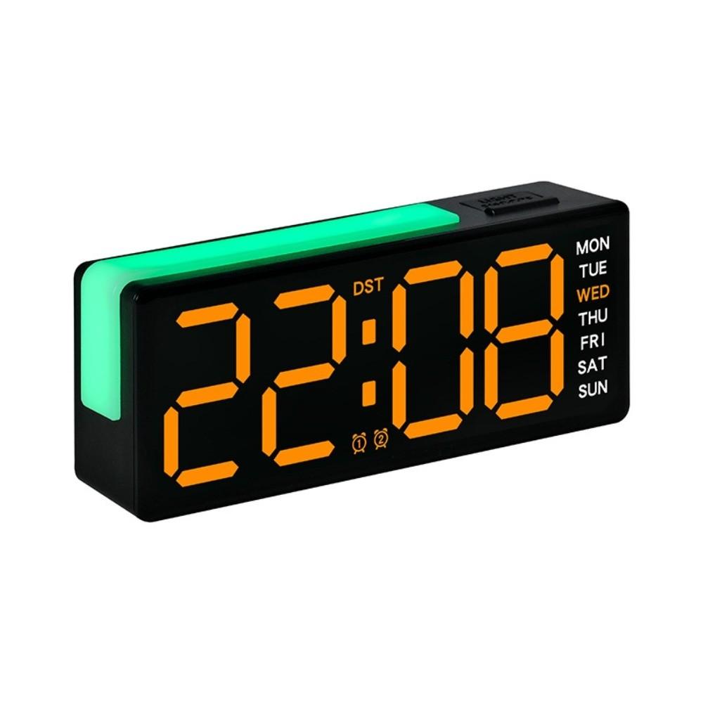 with Calendar Bedside Alarm Clock Temperature Electronic Digital Clocks LED Night Light Clock Home