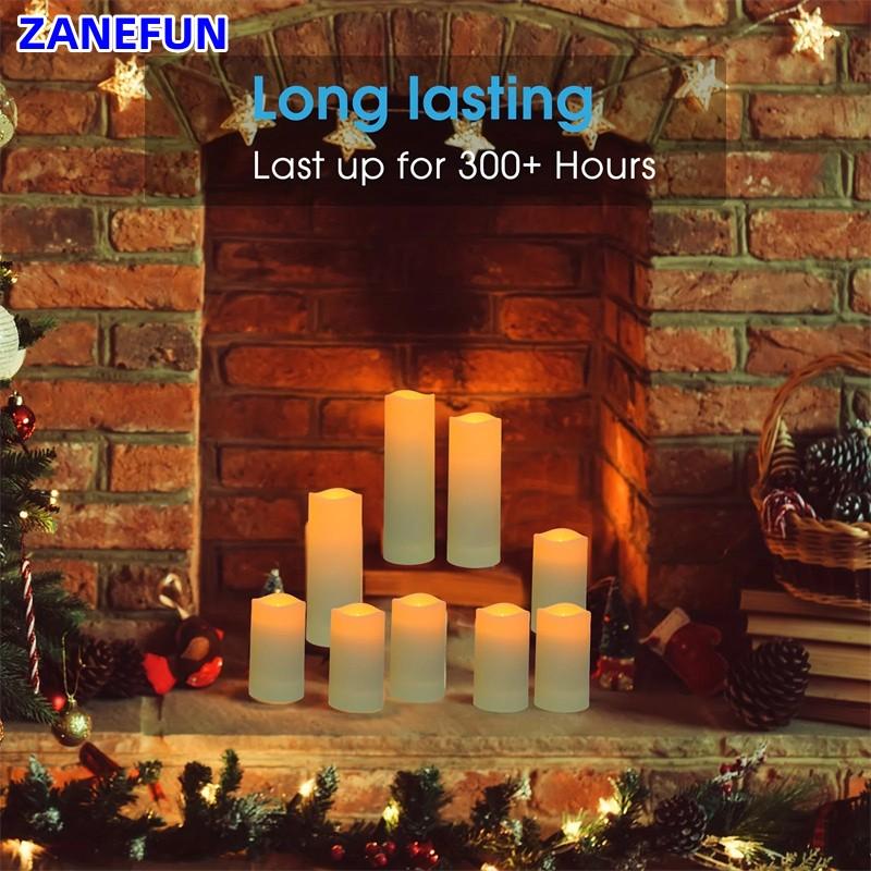 72-Pack LED Flameless Candles with Remote Control for Home and Special Occasions (Three Sizes)
