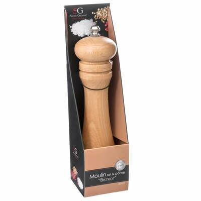 HAND GRINDER 22cm WOODEN ceramic mechanism