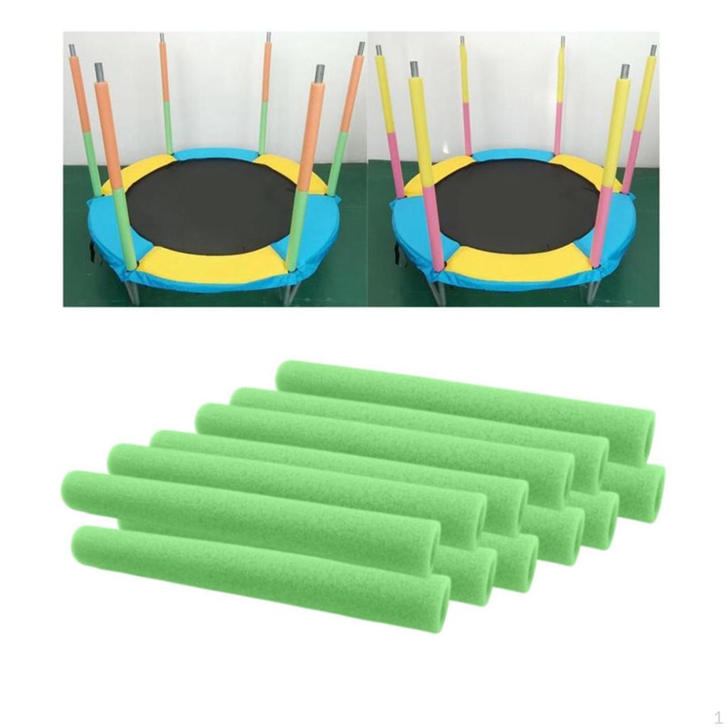 12 шт. батутных шестов, пенопластовые рукава, защитные чехлы, удобные, 15,75 дюйма, прочные, легкие