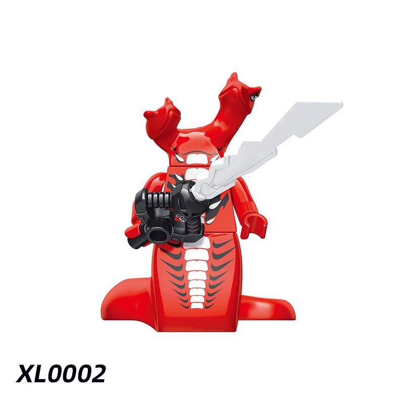 XL0001-0005 Moro Snake Monster Omega Building Block Ninja Minifigure Compatible with Phantom Series