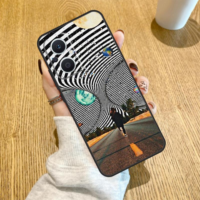 Арт Эстетика Триповый Психоделический Чехол Для OPPO Reno 14 F 10 11 12 13 Pro 13F 12F 11F 7 8 Lite OPPO Find X6 X5 X8 X9 Pro Чехол