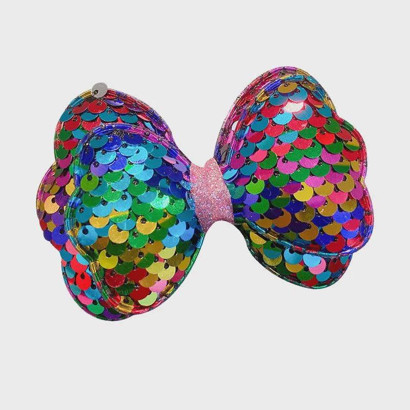 Children's Korean Sequin Bow Hairpin - Baby & Girl Hair Accessory