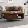 VidaXL Coffee Table Brown Oak 90x50x36.5 Cm Engineered Wood 830571