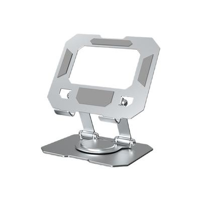 Складная вращающаяся на 360 градусов настольная подставка для планшета, полностью металлическая подставка для телефона с возможностью потоковой передачи в реальном времени