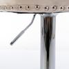 Swivel Velvet Barstools Adjustable Seat Height 25-33 Inch, Chrome base Comfortable Tufted for Home Pub and Kitchen Island, Set of 2,DE1712BG,Beige