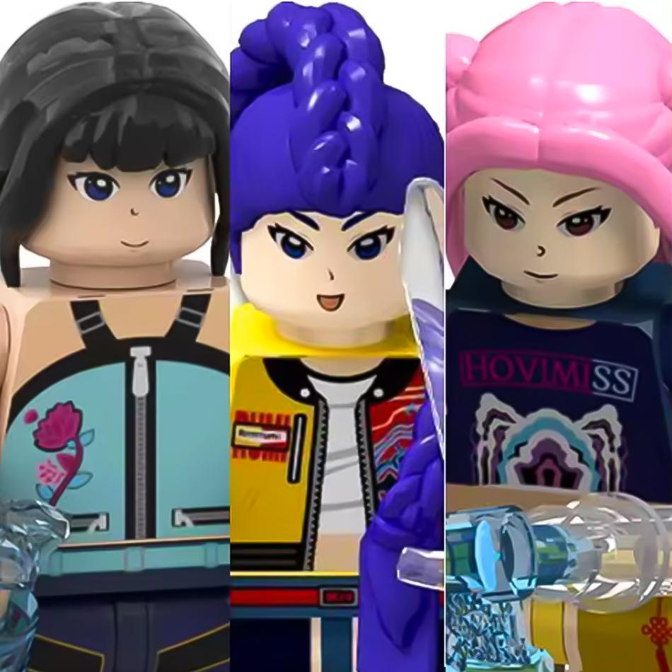 Новый продукт: K-pop Охотники на демонов Конструктор, Кукла-модель для сборки Руми, Игрушка-конструктор