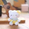 Soft Short Plush Cat Doll Stuffed Animal Keychain Gift For Girls