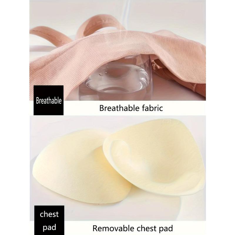 Большой размер спортивный бюстгальтер без косточек с амортизацией для женщин с перекрещенной спинкой и регулируемой задней застежкой для йоги и фитнеса