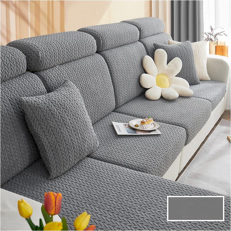 Толстый жаккардовый эластичный чехол для подушки на сиденье дивана, чехол для дивана, секционный диван, L-образный угловой сменный защитный чехол