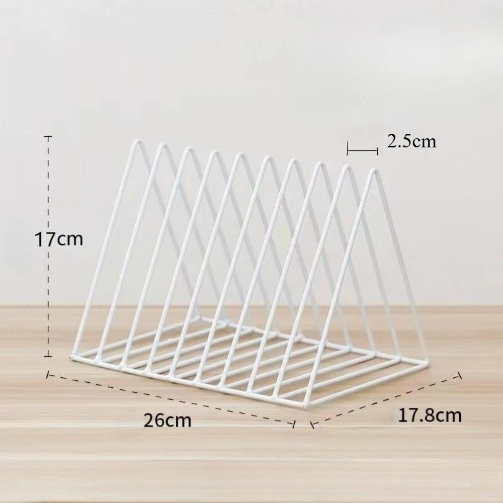 26X18X18Cm Storage Rack for Vinyl Records 9 Locations for A Desk A Shelf Black Photo Picture Frame Oil Painting Plate Book