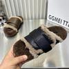 Модные меховые женские хлопковые тапочки, модная обувь для ходьбы, короткие плюшевые дизайнерские женские ботинки 2025 осень, повседневная новая уютная обувь для женщин