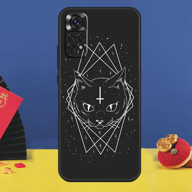 Чехол для телефона Witchcraft Witch Cat для Redmi Note 8 9 10 11 12 Pro 8T 9S 10S 11S Redmi 10 9 12C 9C 9T 10C 10A Чехол Capa