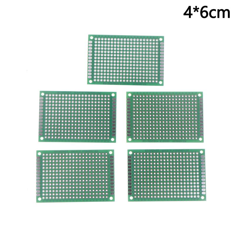 5 шт. печатная плата прототипа 2X8 3X7 4X6 5X7 6X8 7X9 см двухсторонняя универсальная печатная плата печатной платы прототипа для Arduino