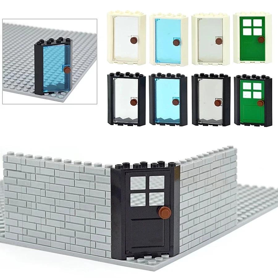 Крупные Фигурные Кирпичики Leduo 98283 15533 DIY 1x2 1x3 1x4 1+2 Точки Строительные Модули Образовательный Инструмент Наборы для Строительства Дома Игра