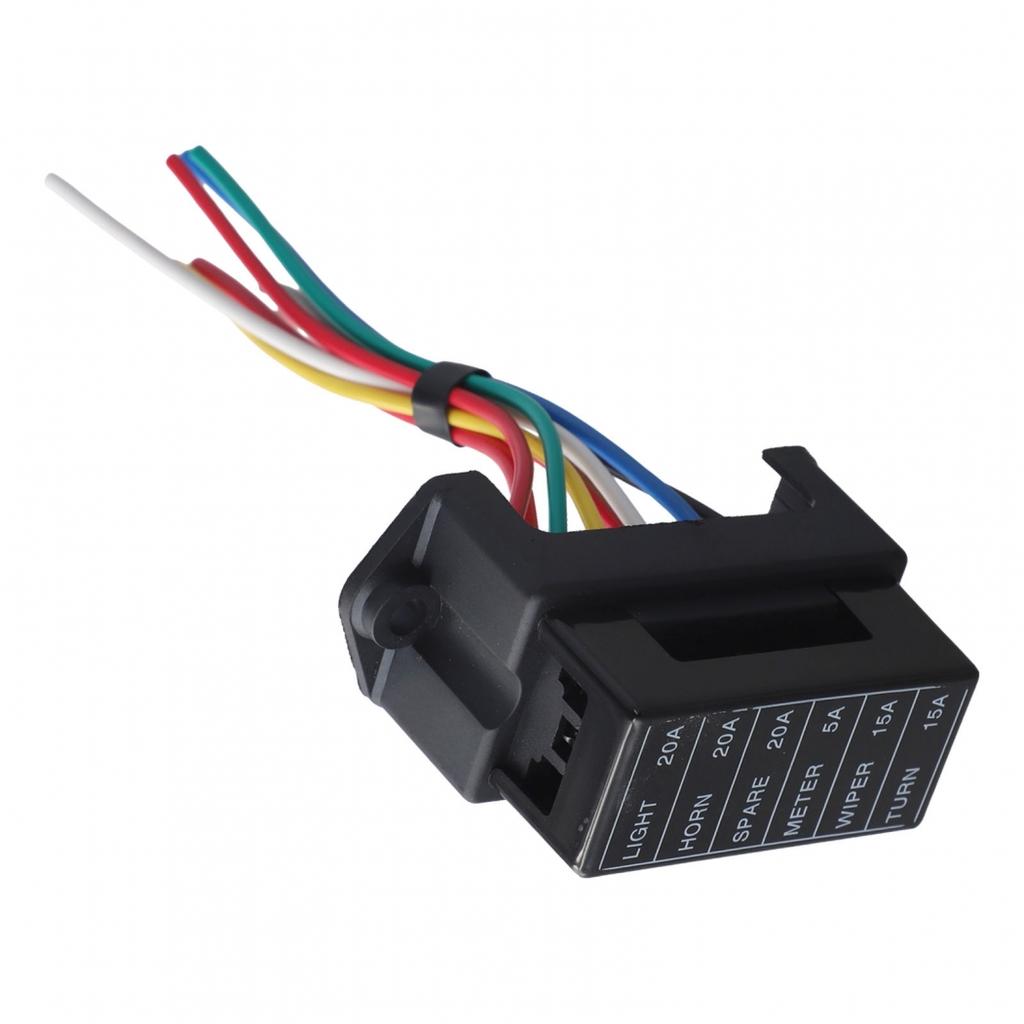 32V 6 Way Fuse Box Holder for ATC ATO Fuses In Marine Applications