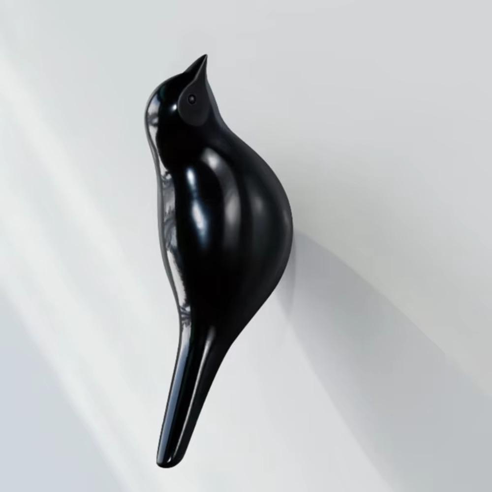 Elegant Cute 3D Creative Bird Wall Hook Luxury Space-saving Home Coat Hook Modern Wall Hanger Towel