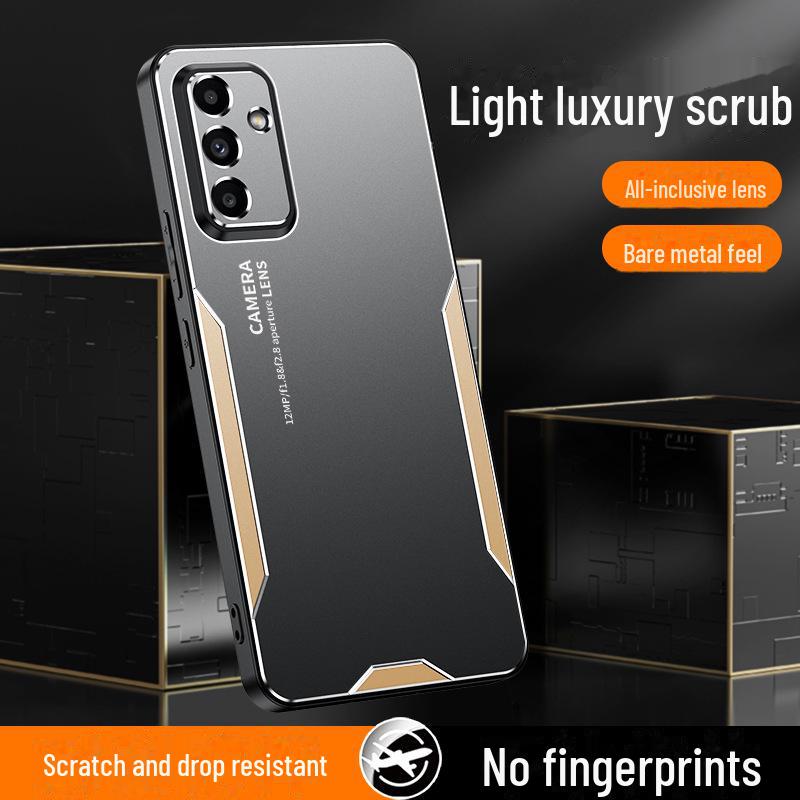 Металлический чехол для мобильного телефона Samsung A55 — новый защитный чехол из алюминиевого сплава с полным покрытием для A35/A34/A15.
