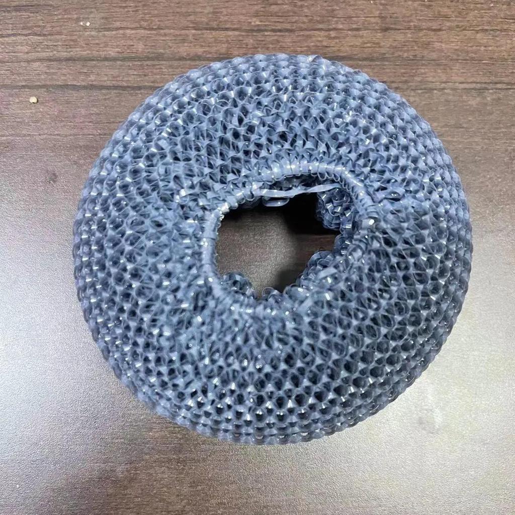 Автоматическая щетка для мытья посуды с дозатором жидкости и стальной ватой для уборки кухни