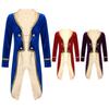 Kids Boys Vintage Royal Court Prince Cosplay Dress Up Theme Party Costume Long Sleeves Tuxedo Coat