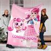 1pc Catch Teenieping Magic Sweethear6 Theme Blanket - Digital Print, Polyester, Cozy for All Seasons, Perfect for Outdoor, and Travel